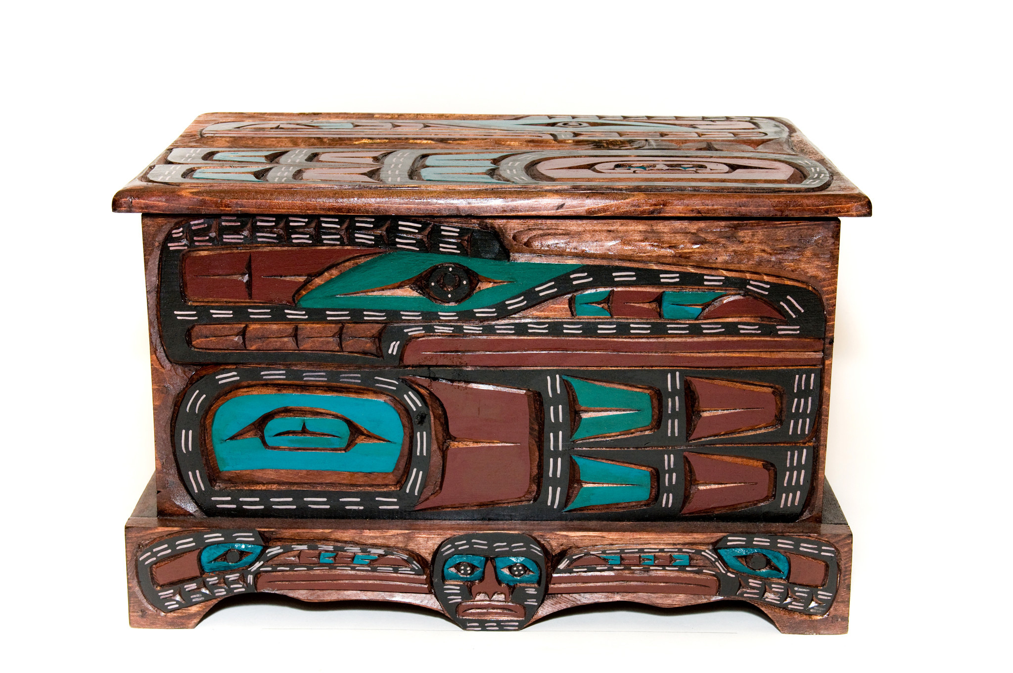 CUSTOM ORDER  Indigenous Raven Chest