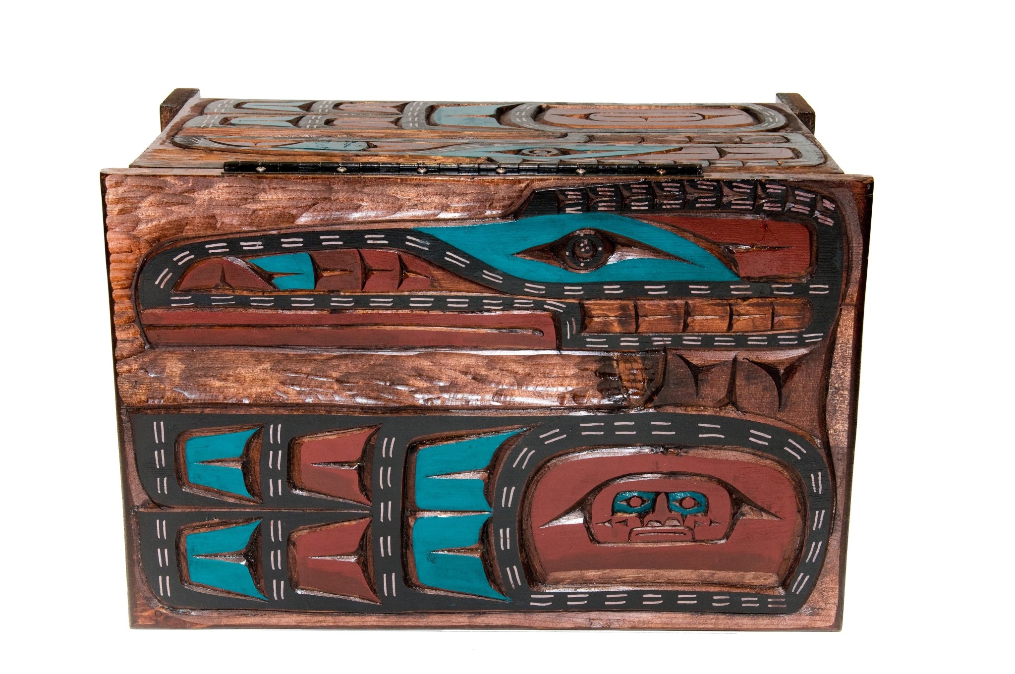 CUSTOM ORDER  Indigenous Raven Chest