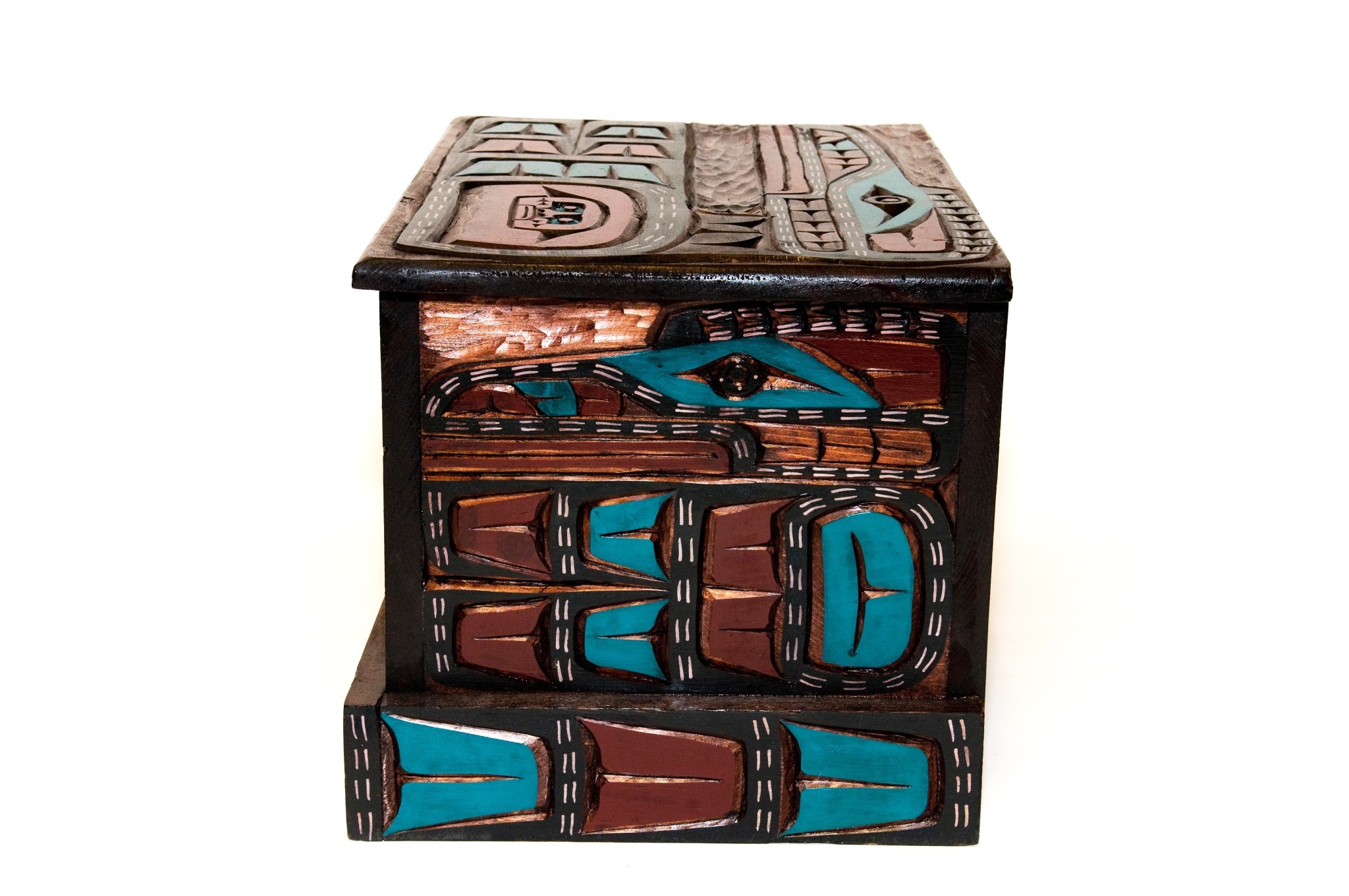 CUSTOM ORDER  Indigenous Raven Chest