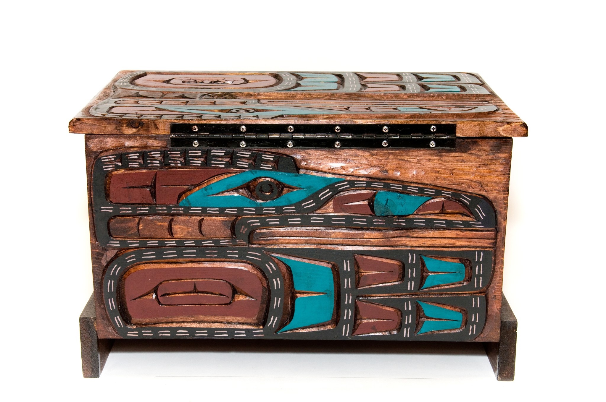 CUSTOM ORDER  Indigenous Raven Chest