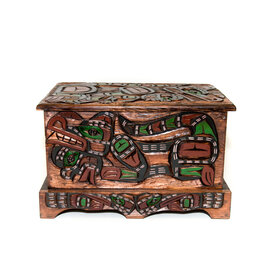 CUSTOM ORDER  Wolf Dancer | Wolf with Human Child | Butterfly Chest
