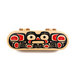 SOLD  Feather and Smudge Box with Bear Design