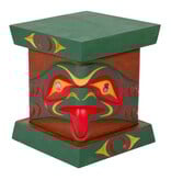 SOLD   Bentwood Box with Salish Serpent Design