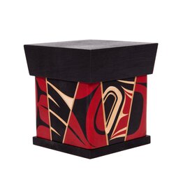 SOLD  West Coast Raven Bentwood Box