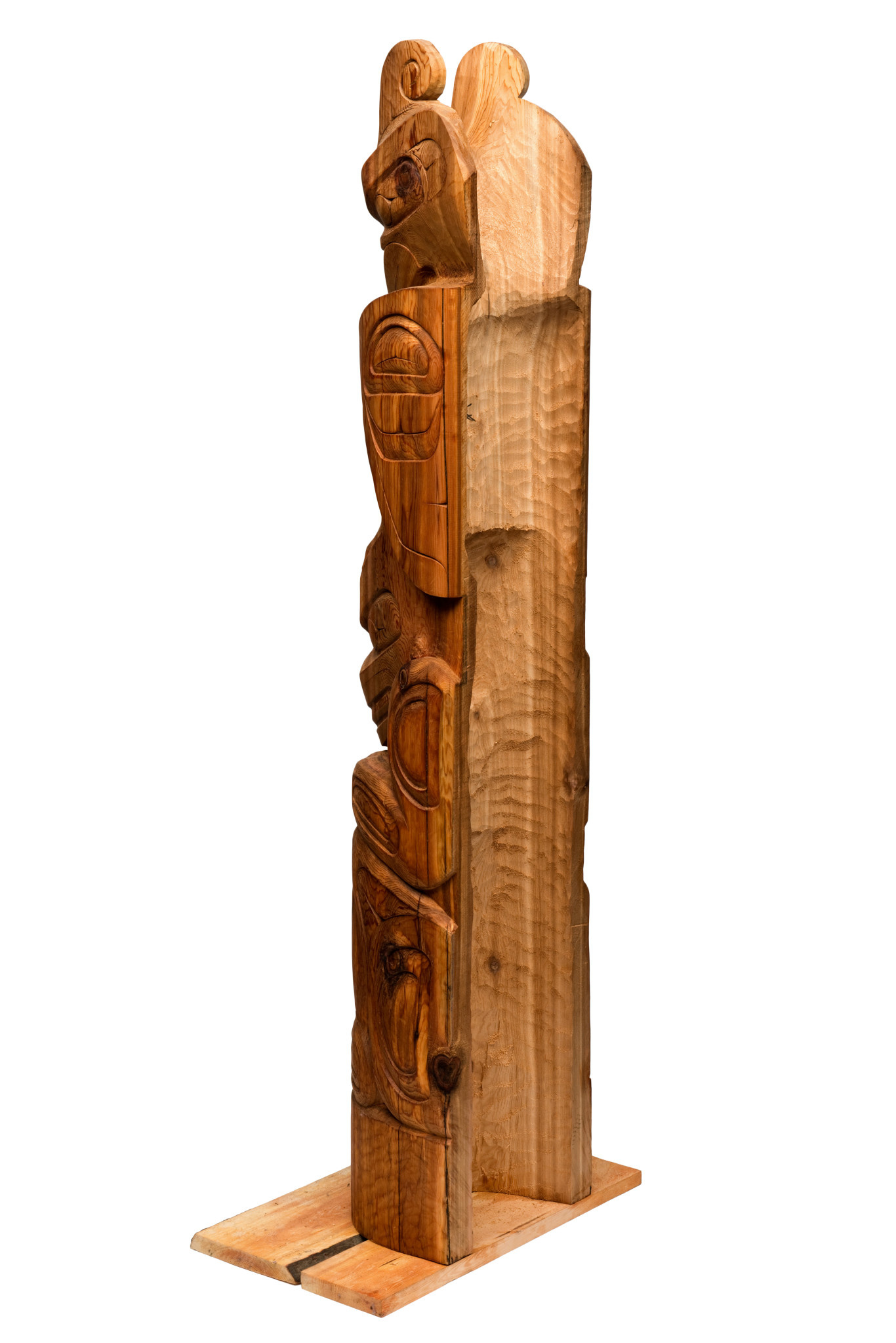 SOLD  Thunderbird and Bear Totem Pole