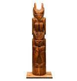 SOLD  Thunderbird and Bear Totem Pole