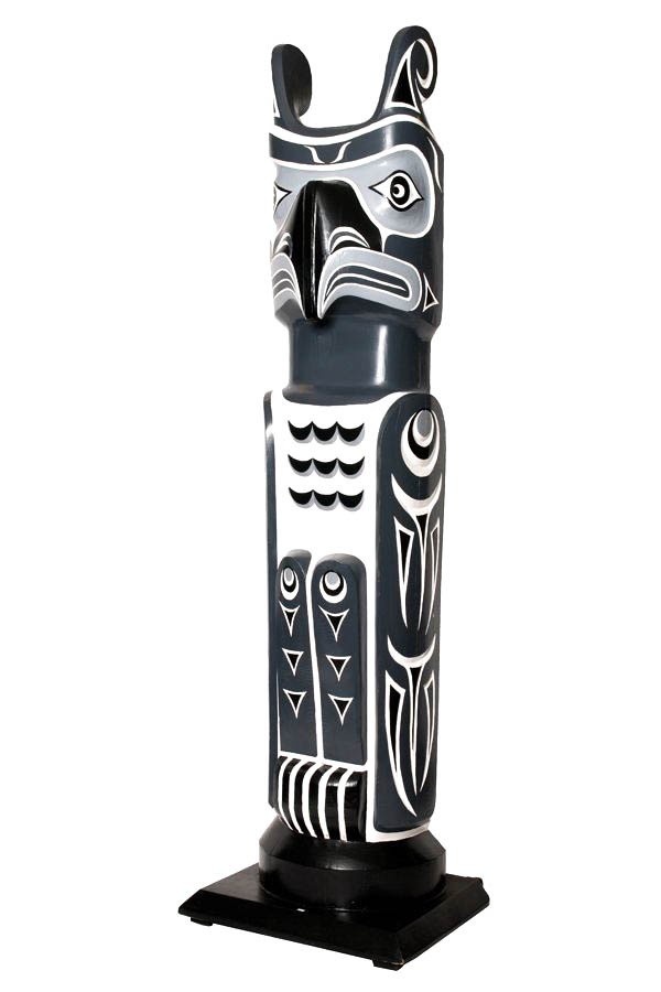 SOLD  Coast Salish Thunderbird Pole