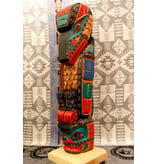 CUSTOM ORDER  Raven Totem Pole (Kwakwaka'wakw).