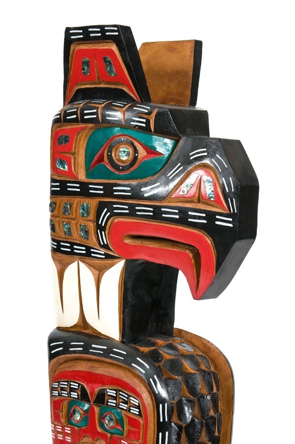 SOLD  Thunderbird Totem Pole (Kwakwaka'wakw).