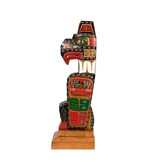 SOLD  Thunderbird Totem Pole (Kwakwaka'wakw).