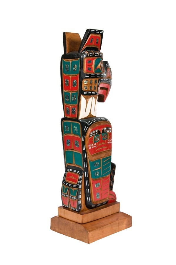 SOLD  Thunderbird Totem Pole (Kwakwaka'wakw).