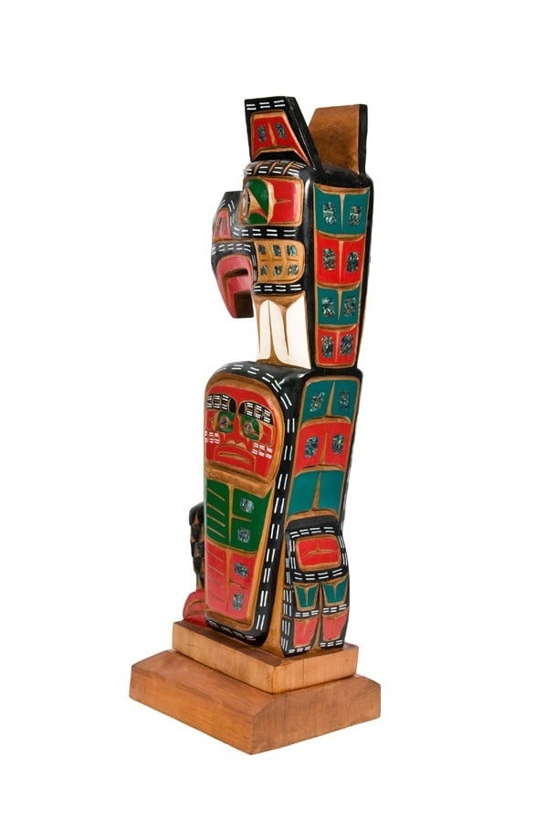 SOLD  Thunderbird Totem Pole (Kwakwaka'wakw).