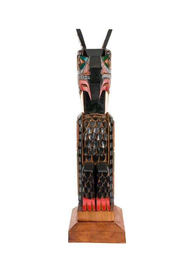 SOLD  Thunderbird Totem Pole (Kwakwaka'wakw).