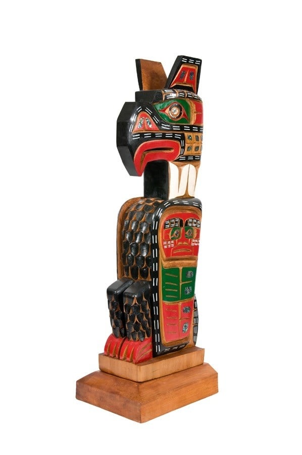 SOLD  Thunderbird Totem Pole (Kwakwaka'wakw).