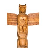 CUSTOM ORDER  Eagle, Wolf, and Bear Totem Pole