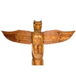 CUSTOM ORDER  Eagle, Wolf, and Bear Totem Pole