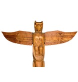 SOLD  Eagle, Wolf, and Bear Totem Pole