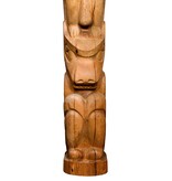 SOLD  Eagle, Wolf, and Bear Totem Pole