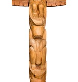 SOLD  Eagle, Wolf, and Bear Totem Pole