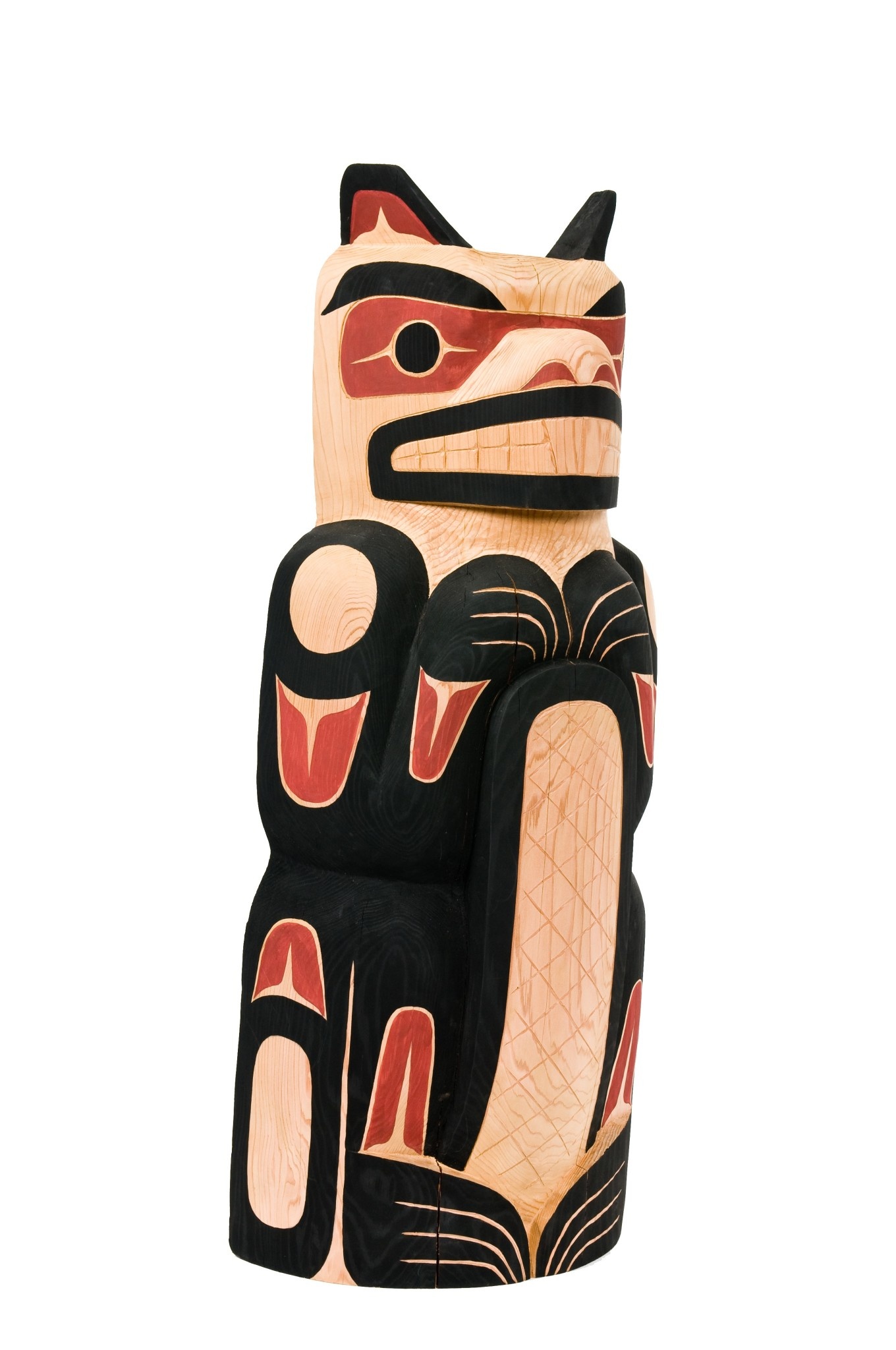 SOLD   Beaver Pole (Coast Salish)