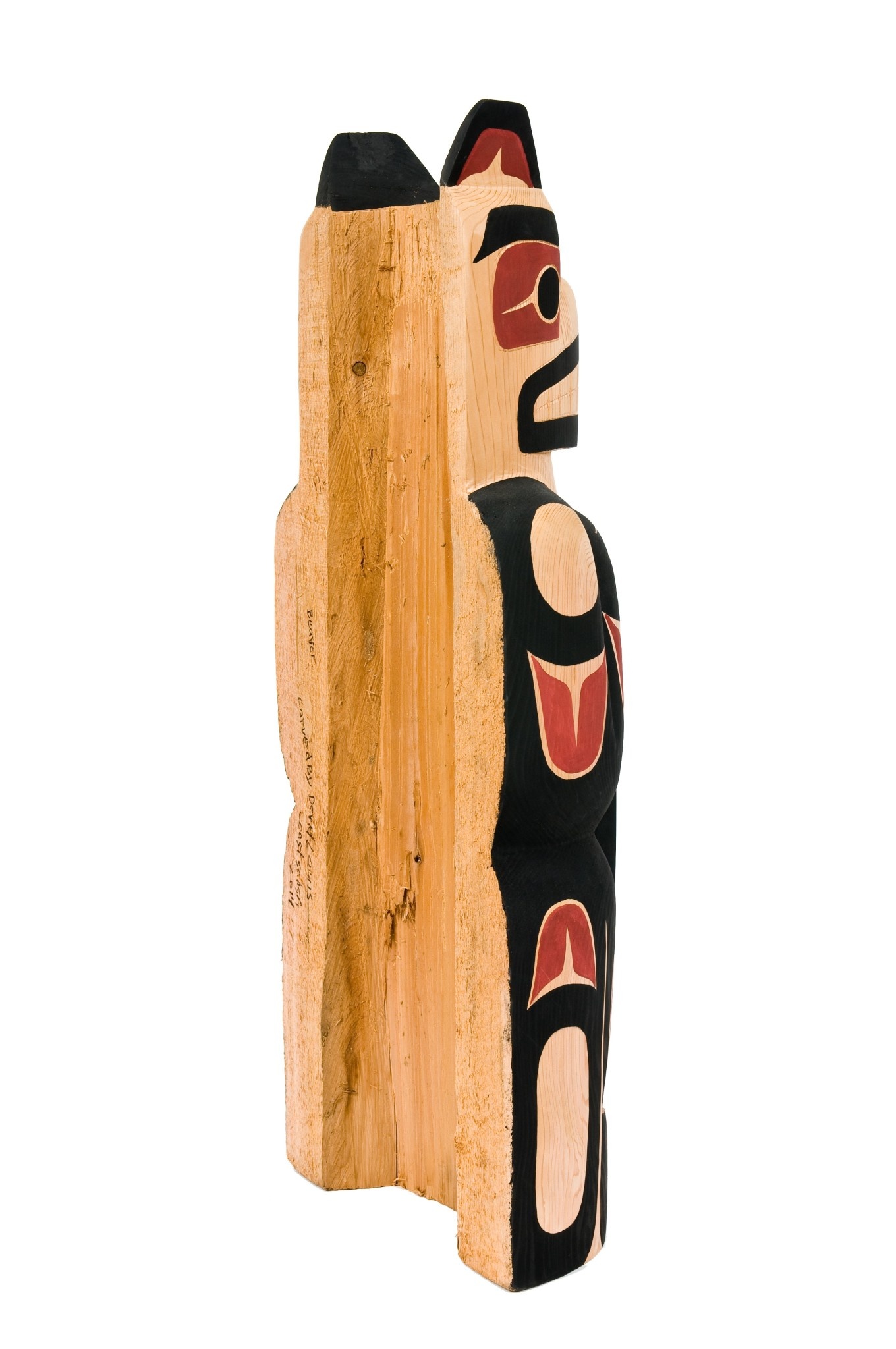 SOLD   Beaver Pole (Coast Salish)