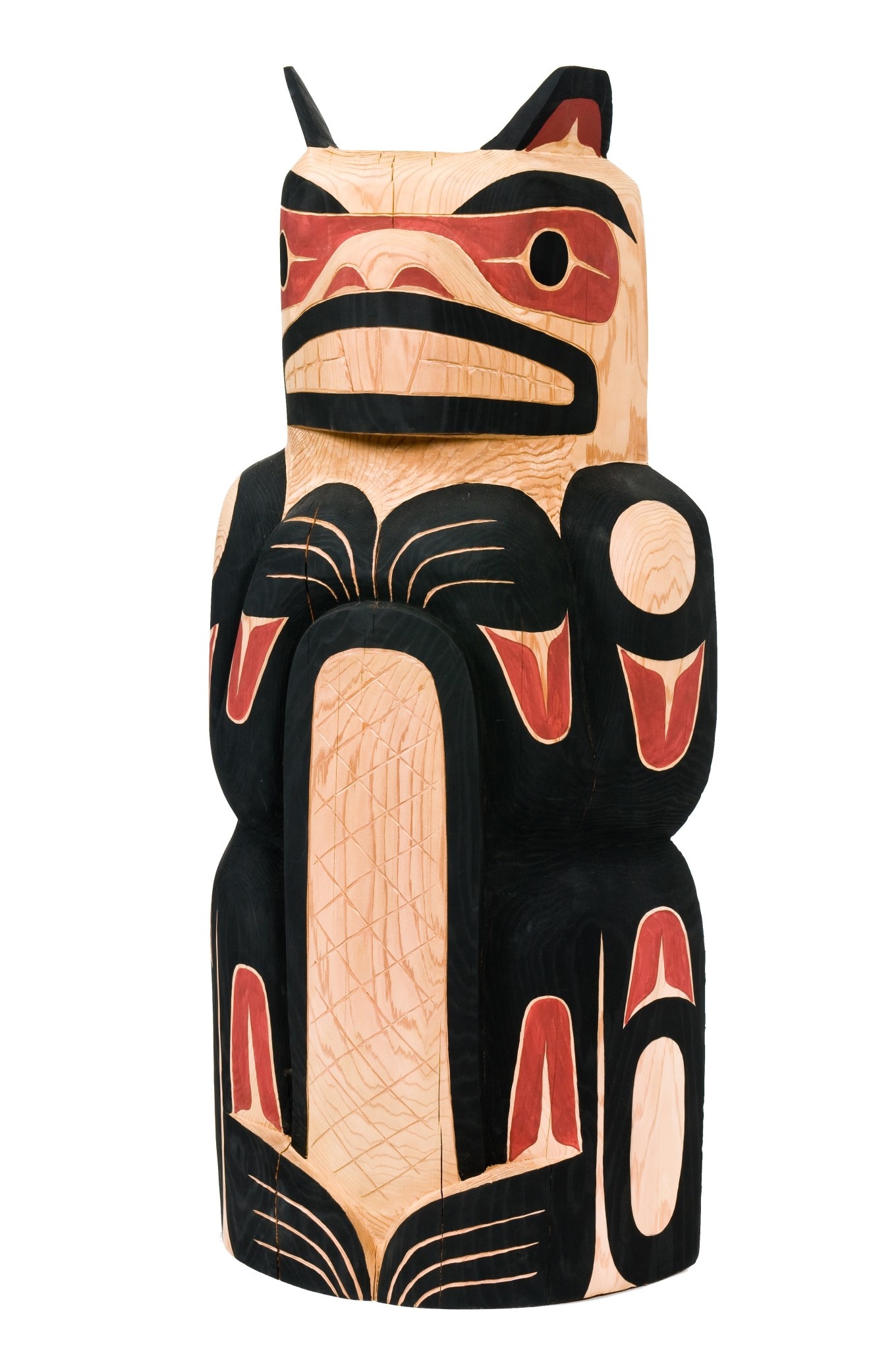 SOLD   Beaver Pole (Coast Salish)
