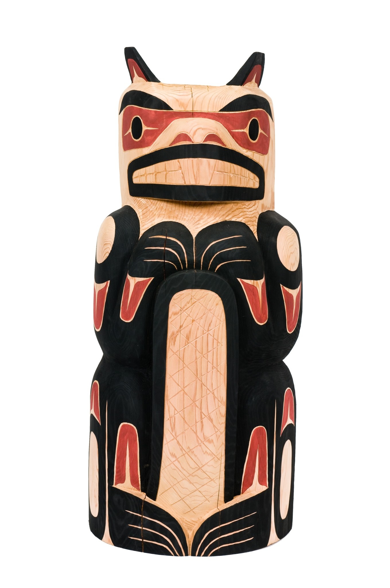 SOLD   Beaver Pole (Coast Salish)