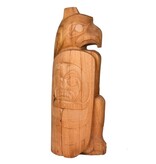 SOLD  Northwest Coast Eagle Totem Pole
