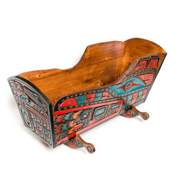 CUSTOM ORDER  Traditional Cradle (Kwagiulth).