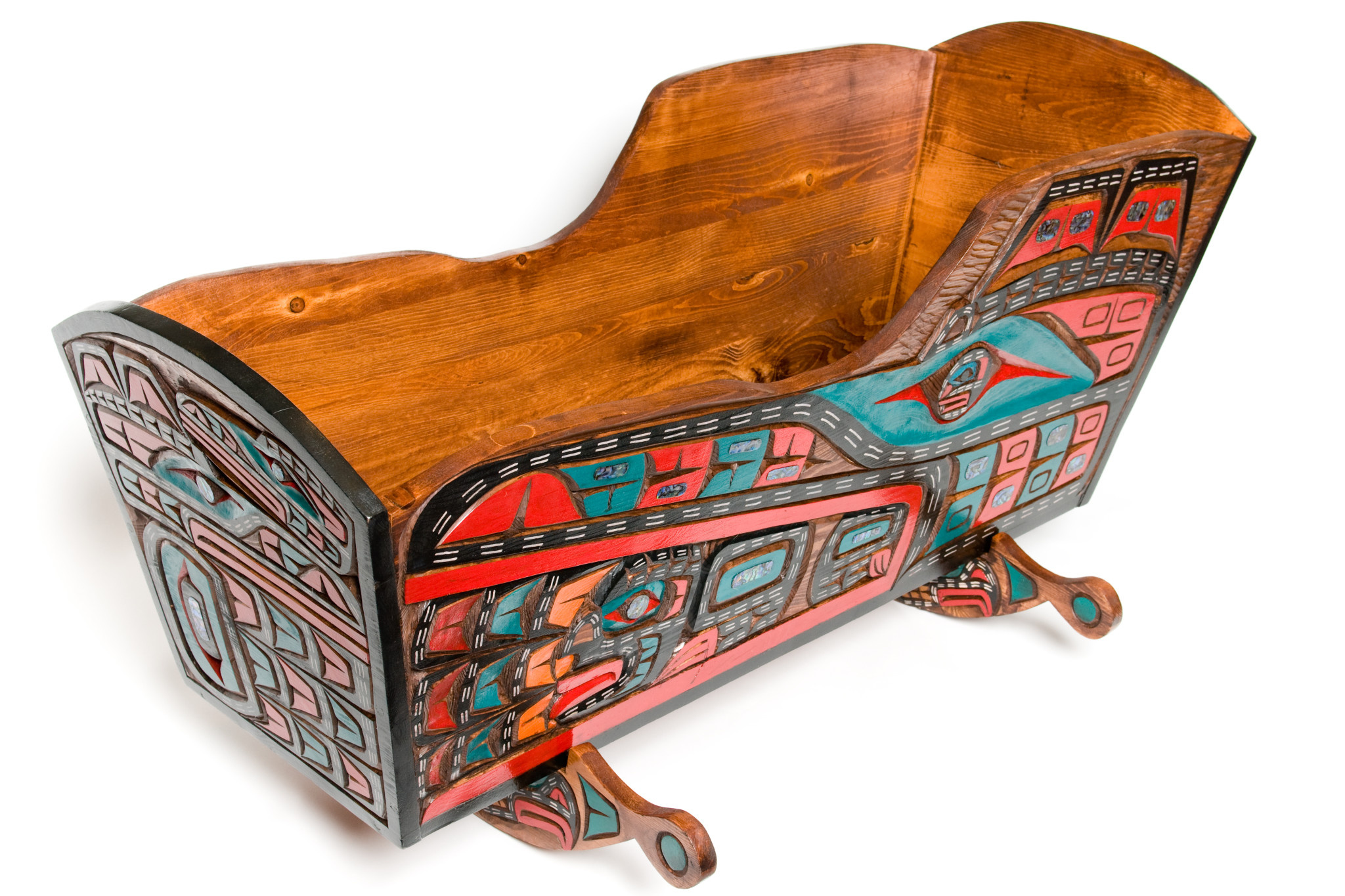 CUSTOM ORDER  Traditional Cradle (Kwagiulth).