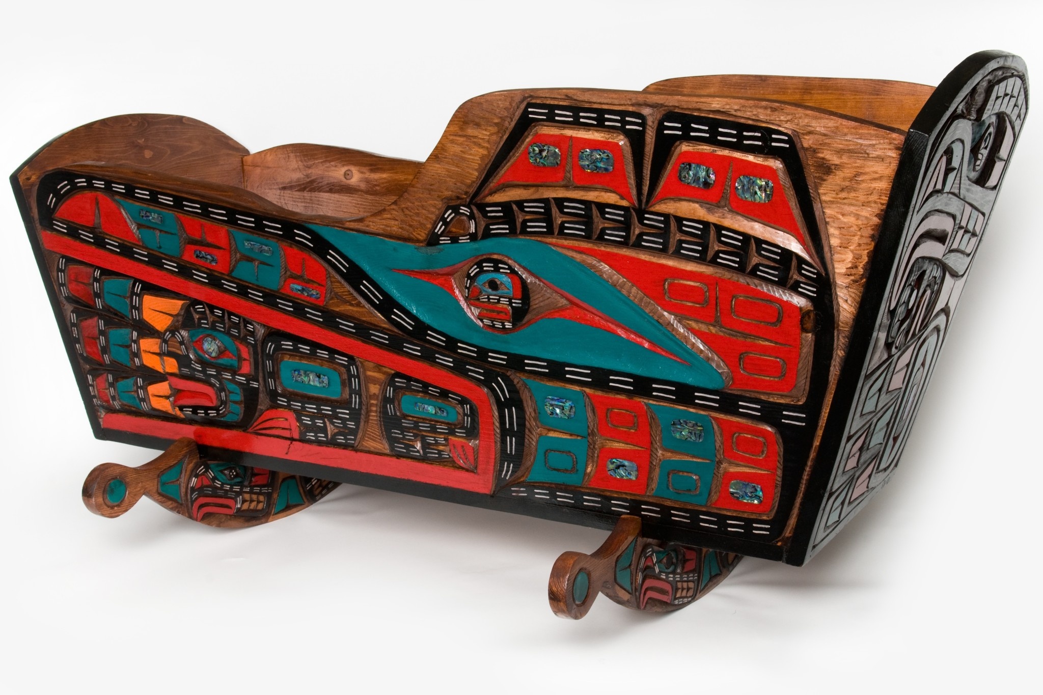 CUSTOM ORDER  Traditional Cradle (Kwagiulth).