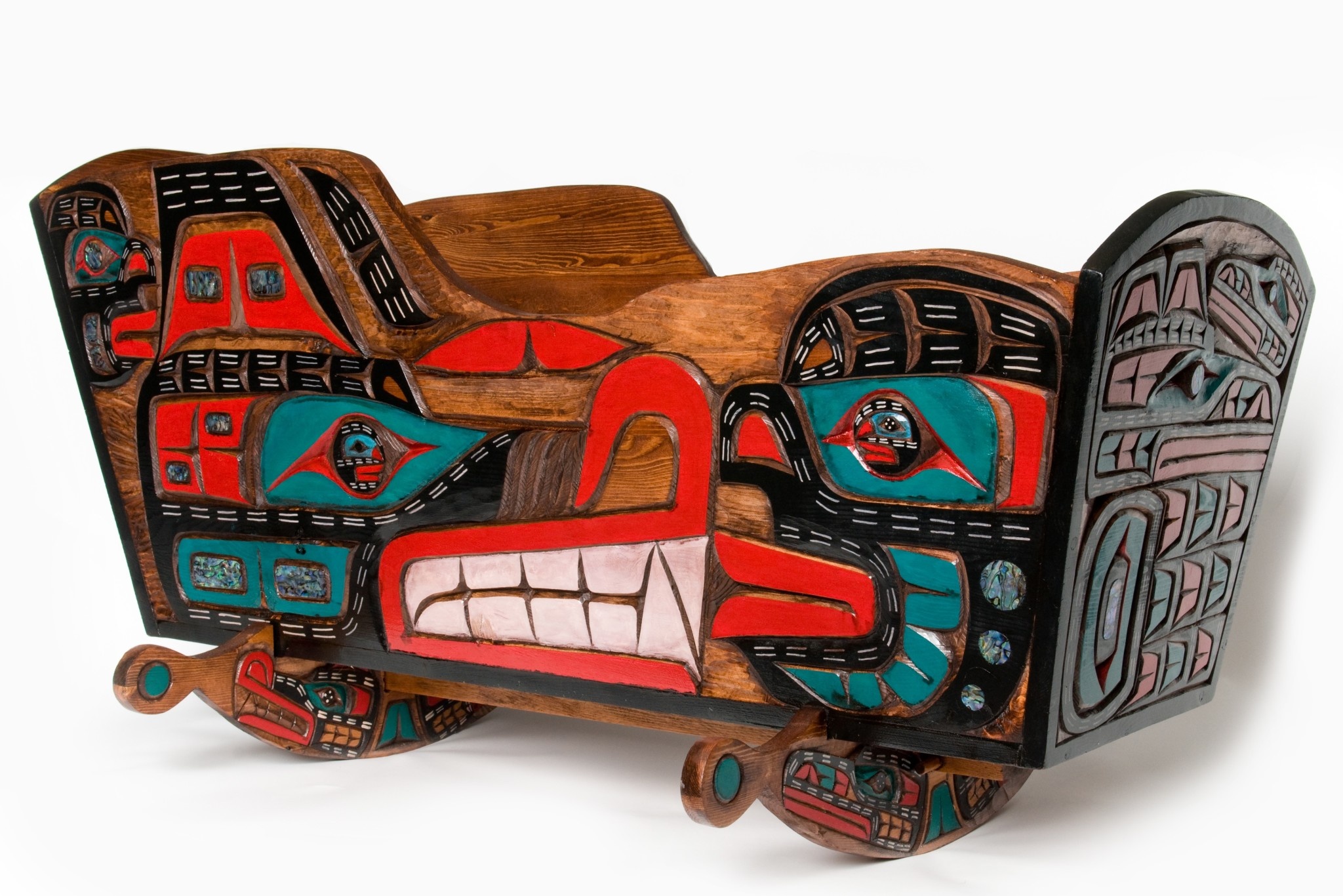 CUSTOM ORDER  Traditional Cradle (Kwagiulth).