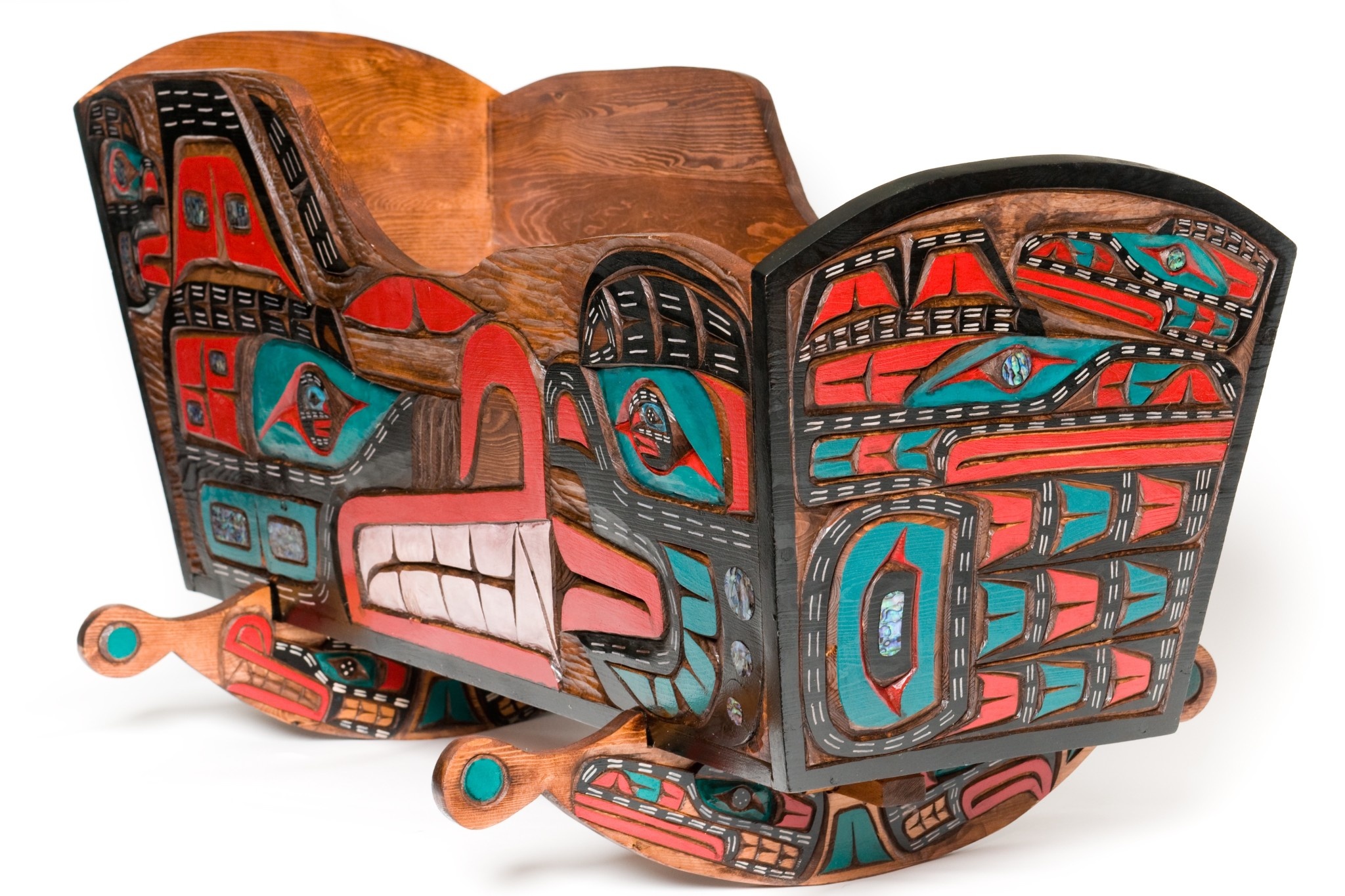 CUSTOM ORDER  Traditional Cradle (Kwagiulth).