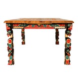 SOLD  Carved Sisiutl (Two Headed Sea Serpent) Table