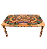 SOLD  Carved Sisiutl (Two Headed Sea Serpent) Table