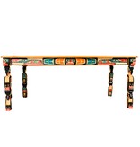 SOLD  Carved Sisiutl (Two Headed Sea Serpent) Table