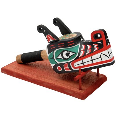 CUSTOM ORDER  Sisiutl Rattle (Kwakwakawakw)