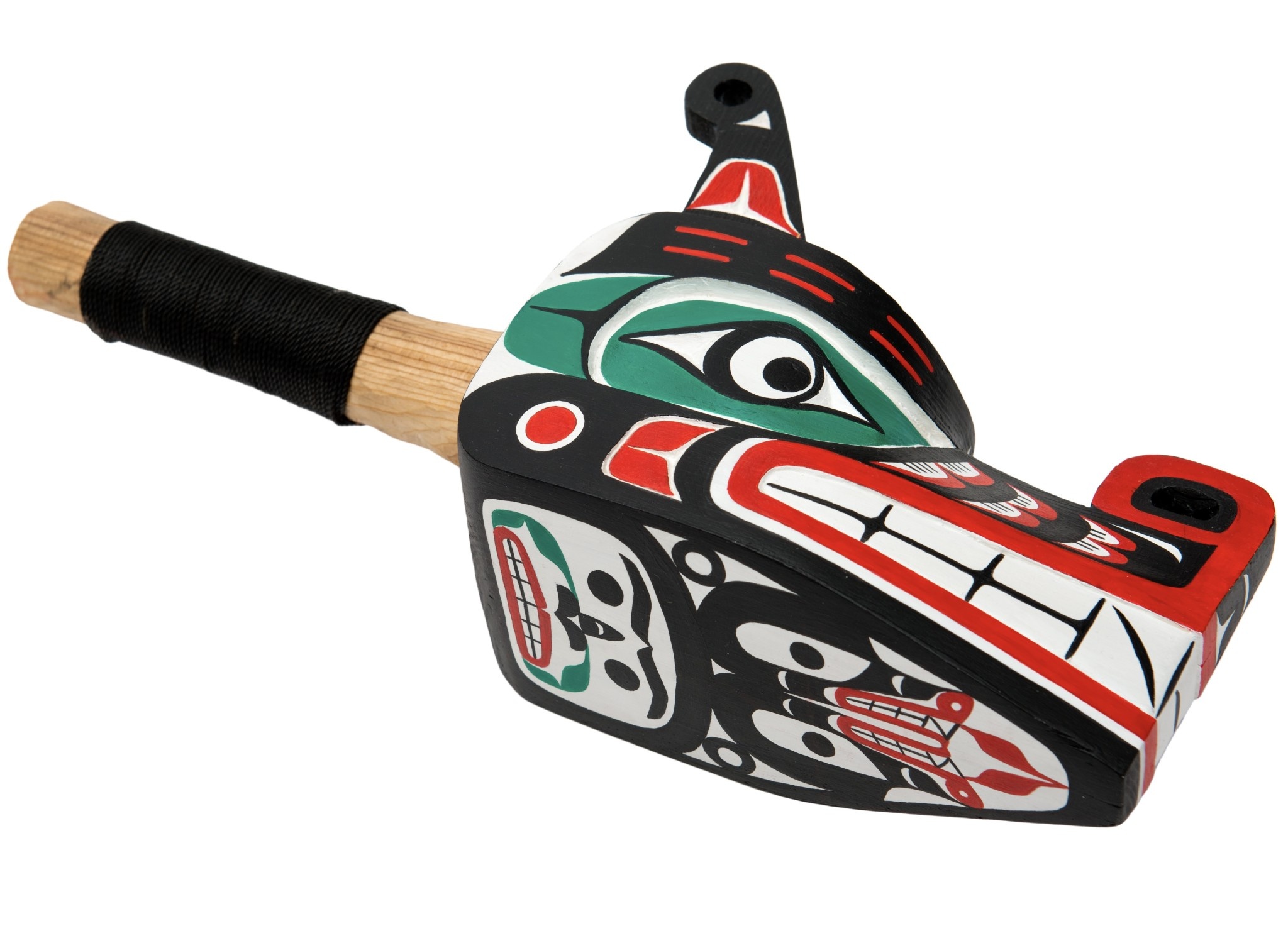 CUSTOM ORDER  Sisiutl Rattle (Kwakwakawakw)