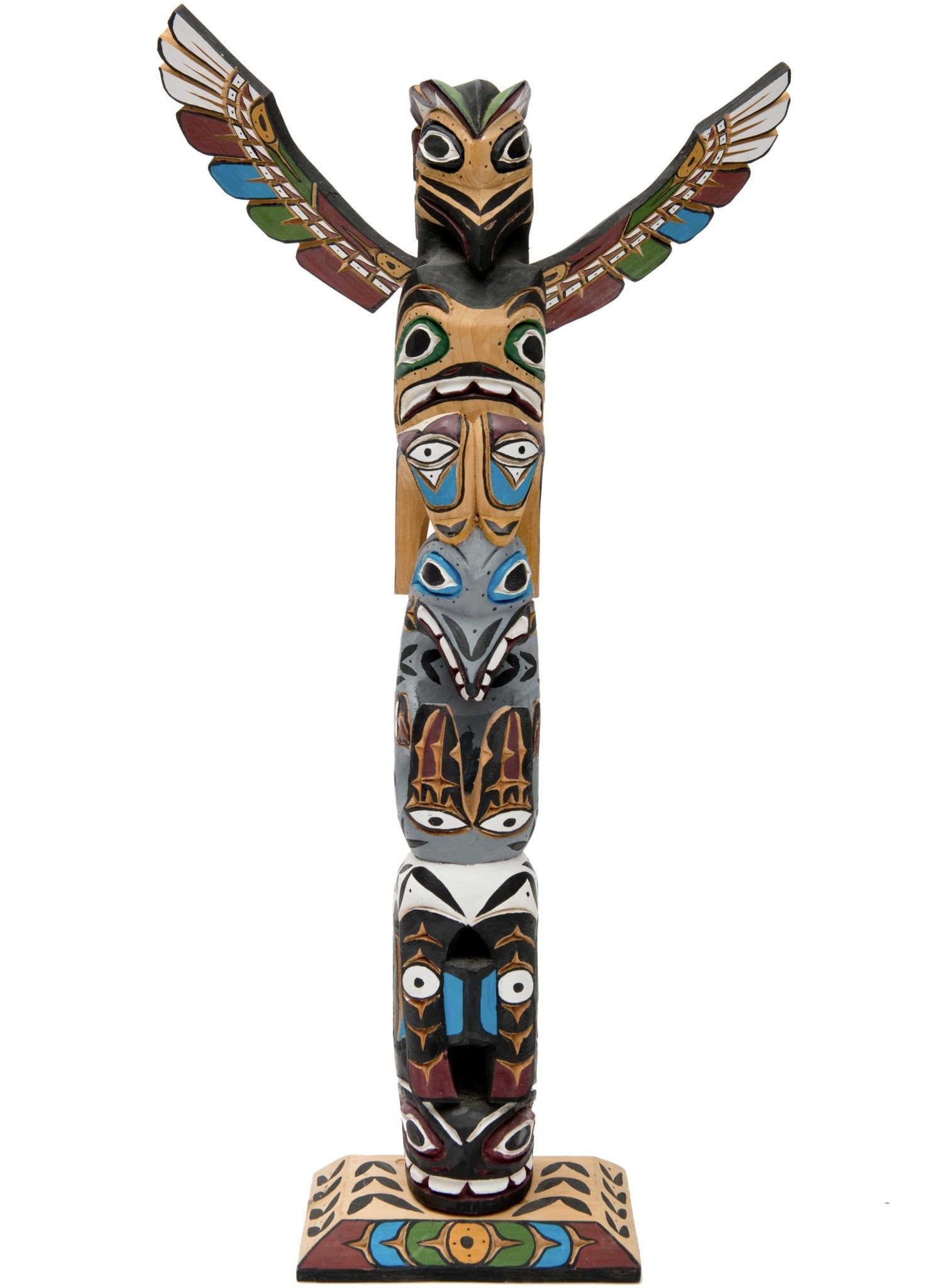 SOLD  Model Totem Pole 26"