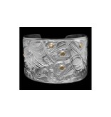 Silver Animal Kingdom Bracelet with Gold Eyes