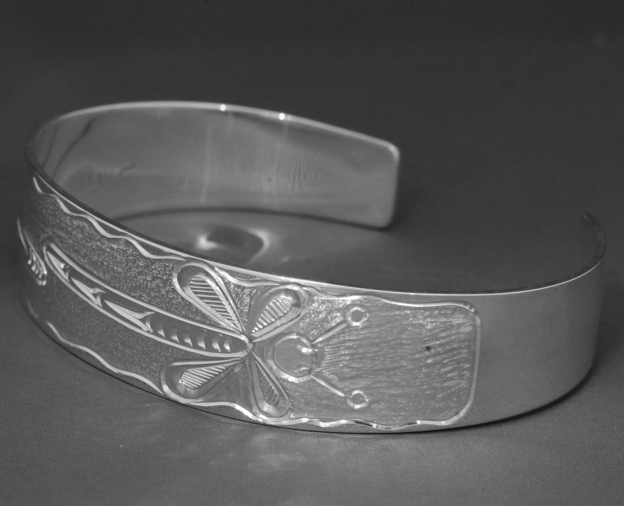 Indigenous Silver DragonflyBracelet