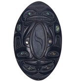 SOLD  Argillite Killer Whale Plate