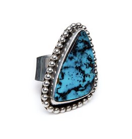 SOLD  Natural Pilot Mountain Turquoise Ring