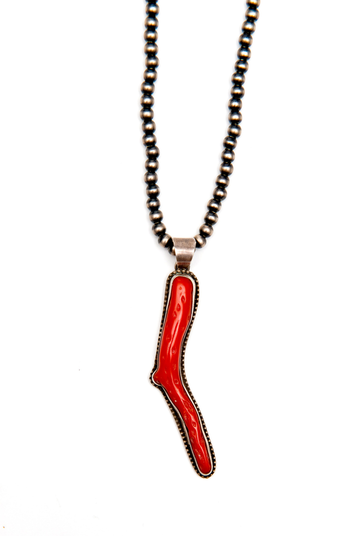 Red Coral Navajo Necklace