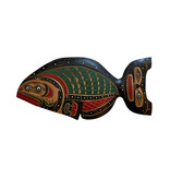 Indigenous Art Halibut Panel