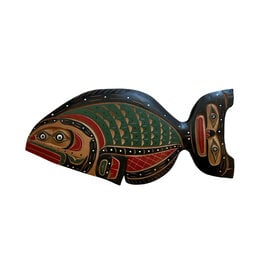 SOLD  Indigenous Art Halibut Panel