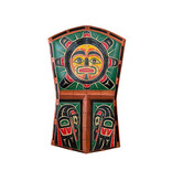 SOLD  Indigenous Copper Shield Panel