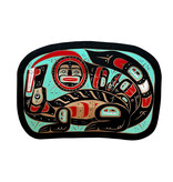 Indigenous Wolf and Moon Panel