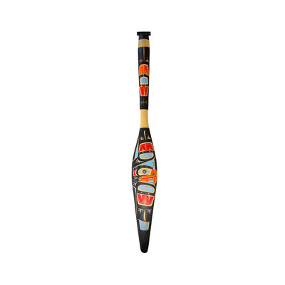 Indigenous Carved Eagle Paddle 5'