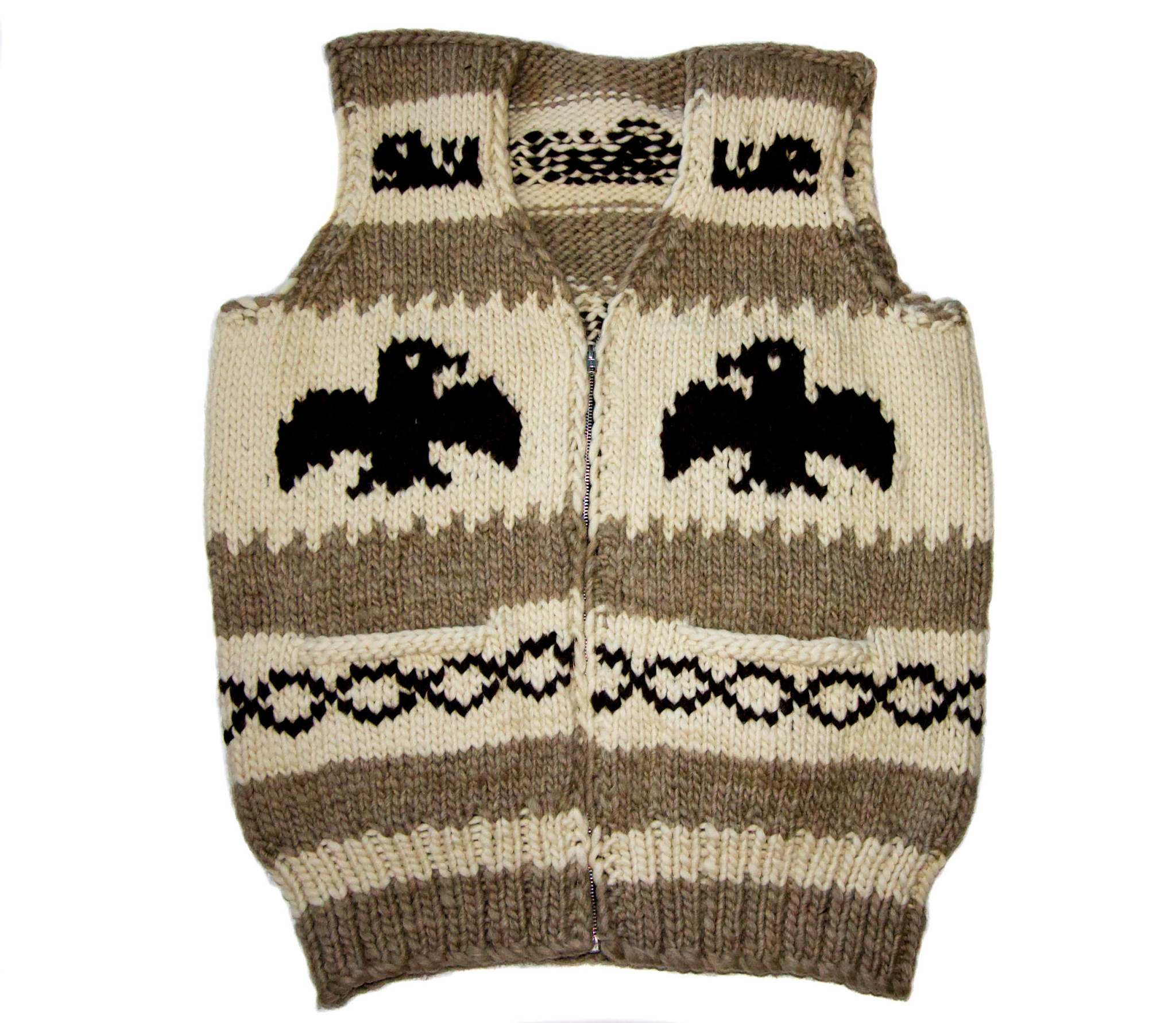 Raven and the Sun Cowichan Vest